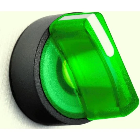 Schneider Electric Drejegreb Grøn/LED 24V NO+NC XB5AK123B5