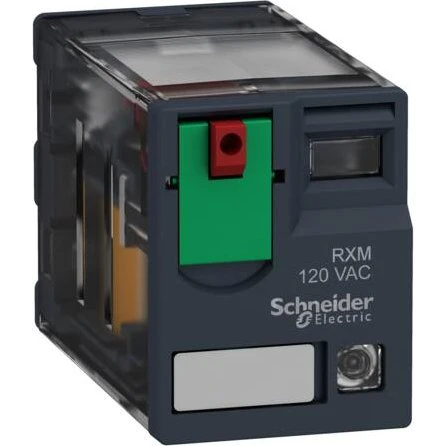 Schneider Electric Stikbensrelæ 12A 2C/O LED 230VAC