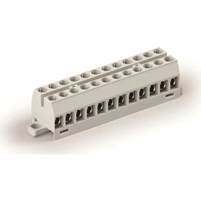 Rækkeklemme 1640SP-12 6 mm², lysegrå