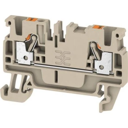 Wemid A2C 2.5 Gennemgangsklemme 2,5 mm² Beige