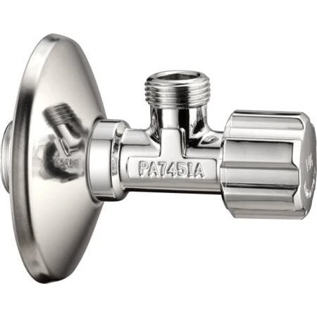 NIL Stopventil 1/2" x 3/8" med Roset