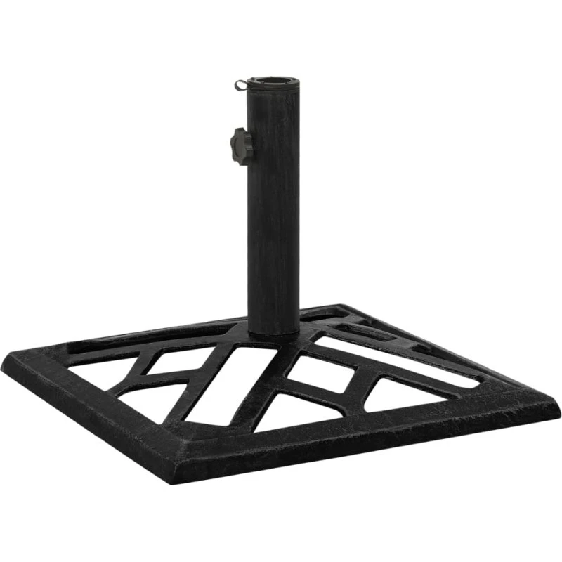 vidaXL Parasolfod 44x44x31 cm i støbejern, sort