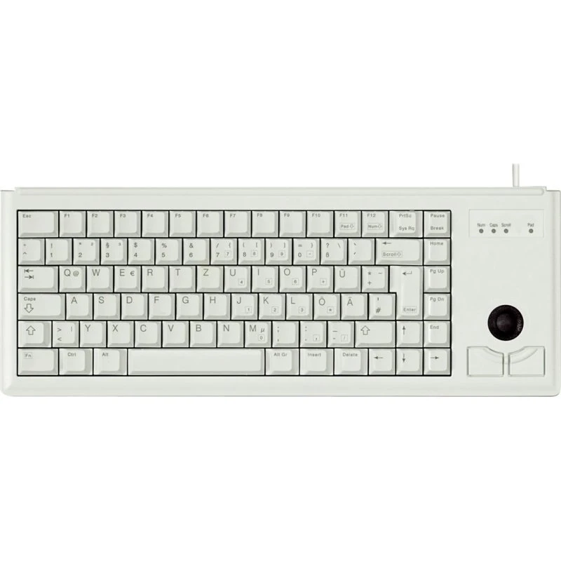 Cherry G84-4400 Compact Tastatur USB Lysegrå