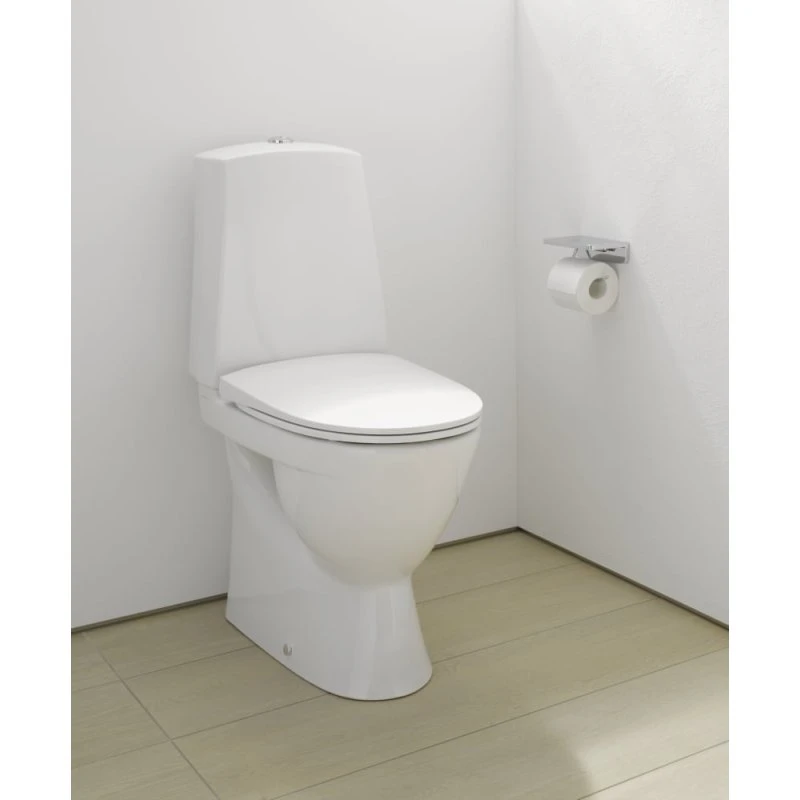 Laufen Pro N hvid toiletsæde til gulvstående og væghængt toilet