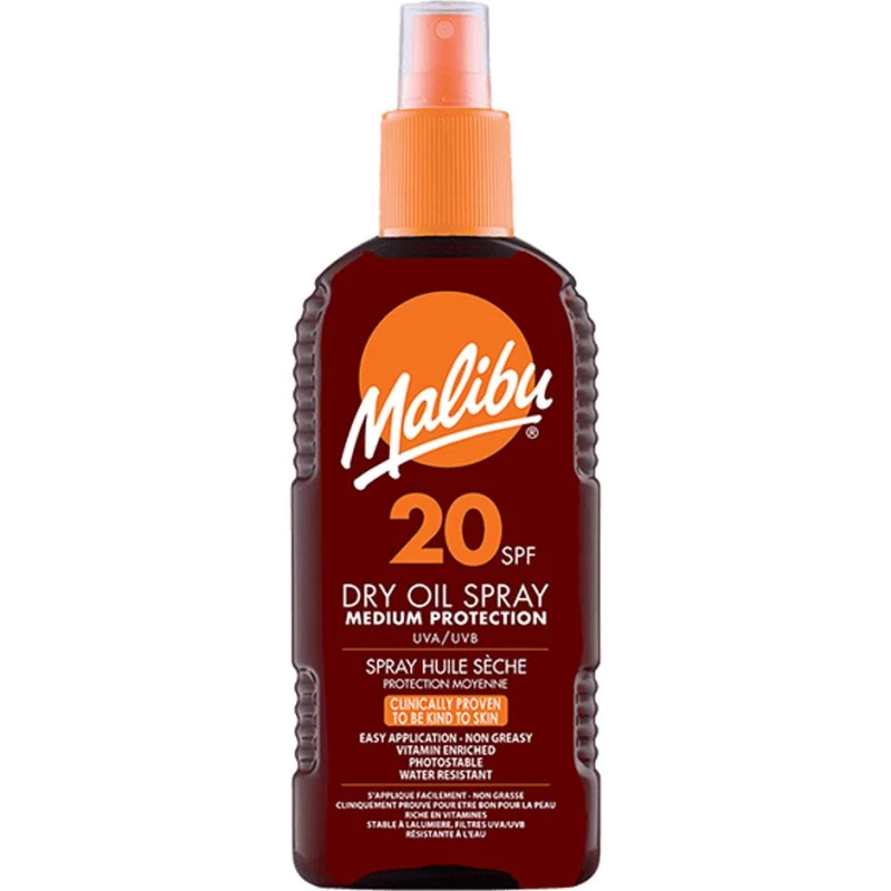 Malibu Dry Oil Spray SPF 20 100 ml