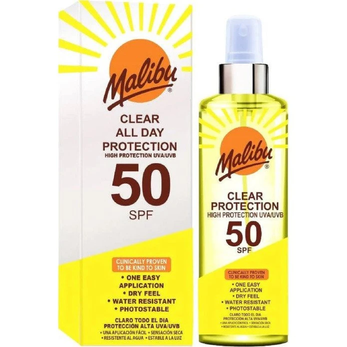 Malibu Sun Clear All Day Protection SPF 50 250 ml