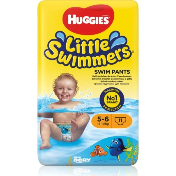 Huggies Little Swimmers 5/6, 11 stk. (12-18 kg)