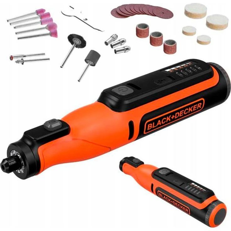 Black & Decker BCRT8I-XJ Multisliber med 37 dele