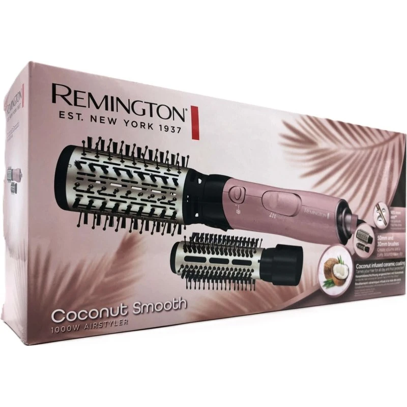 Remington AS5901 Kokos Smooth Hårtørrer 1000W - Rosa