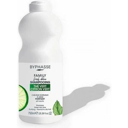 Byphasse Family Fresh Delice shampoo 750 ml - grøn te & lime