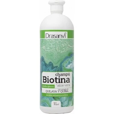 Drasanvi Biotina & Aloe Vera Shampoo til fedtet hår 1 l