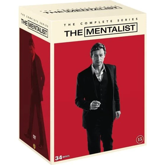 The Mentalist: Komplet Serie (34 DVD)