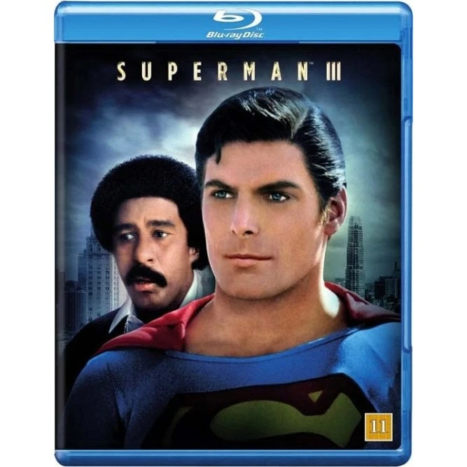 Superman III (Blu-ray) - Engelsk, Dansk undertekster