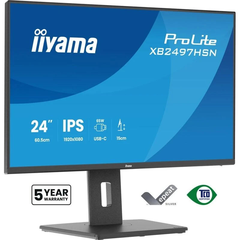 iiyama ProLite XB2497HSN-B1 24" IPS FHD 100Hz USB-C