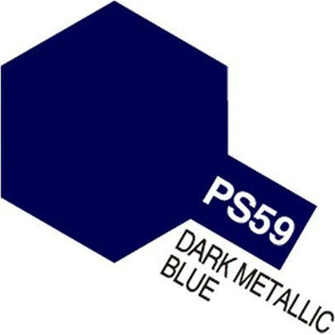 Tamiya PS-59 Metallisk Blå Polycarbonat Spraymaling 100ml