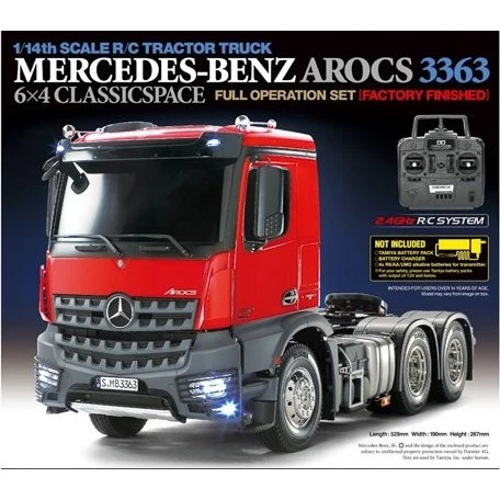 Tamiya 1:14 R/C Mercedes-Benz Arocs 3363 6x4 Red