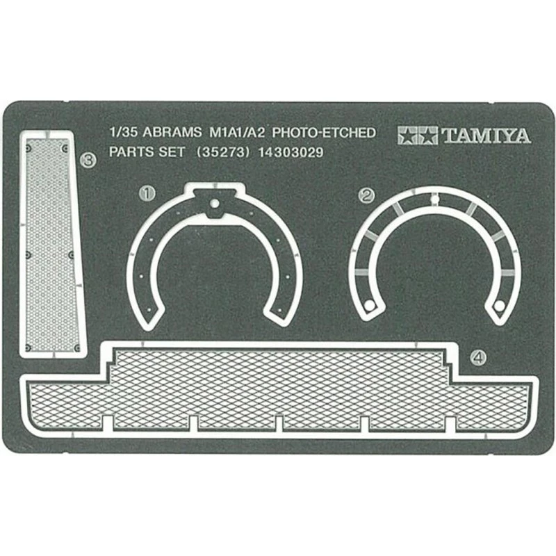 Tamiya 35273 M1A1/A2 Abrams Photo-Etched Metal Parts 1:35