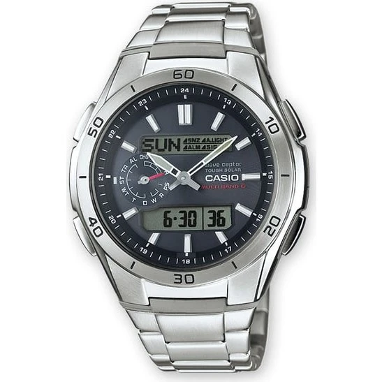 Casio WVA-M650D-1AER Elektronisk Armbåndsur, Rustfrit Stål, Tough Solar