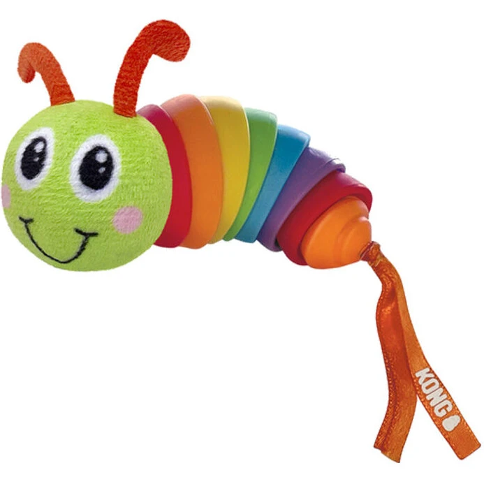 KONG Bat-A-Bout Clackz Caterpillar larve