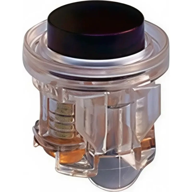 Friedland trykknap D642, transparent, Ø16 mm