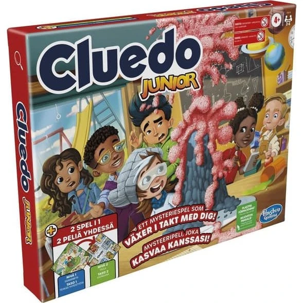 Hasbro Cluedo Junior Spil, 2-spiller-niveau, fra 4 år