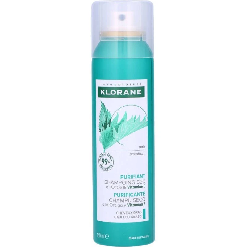 Klorane Tørshampoo med Brændenælde 150 ml