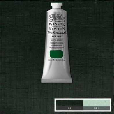 Winsor & Newton Akryl Farve Hookers Green 60 ml