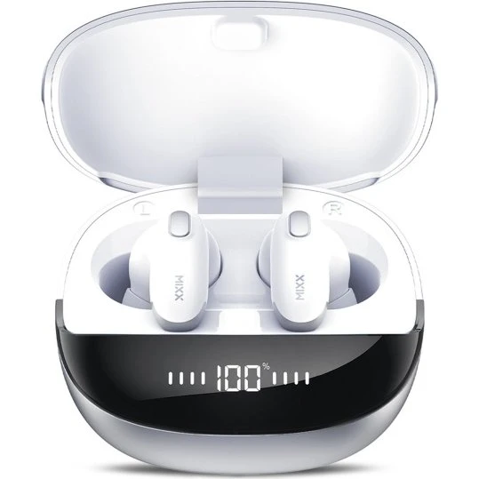 MIXX Mini Charge 2 In-Ear TWS Qi Trådløse Hvide Høretelefoner