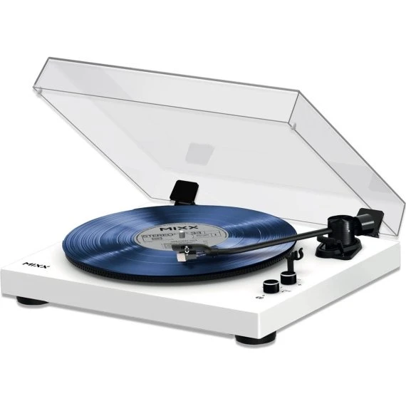 MIXX Analog 5 Vinylpladeafspiller, Hvid, Bluetooth, 33/45 RPM