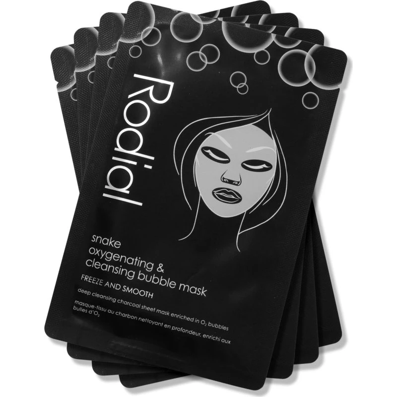 Rodial Snake Cleansing & Sheet Mask Set, 4 stk. á 22 g