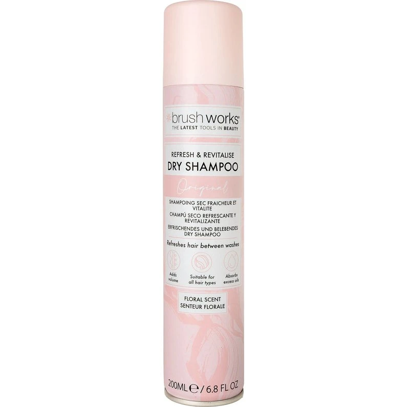 Brushworks Refresh & Revitalise Floral Dry Shampoo 200 ml