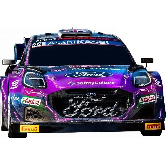Scalextric Ford Puma WRC Gus Greensmith 1:32, 4-hjulstræk
