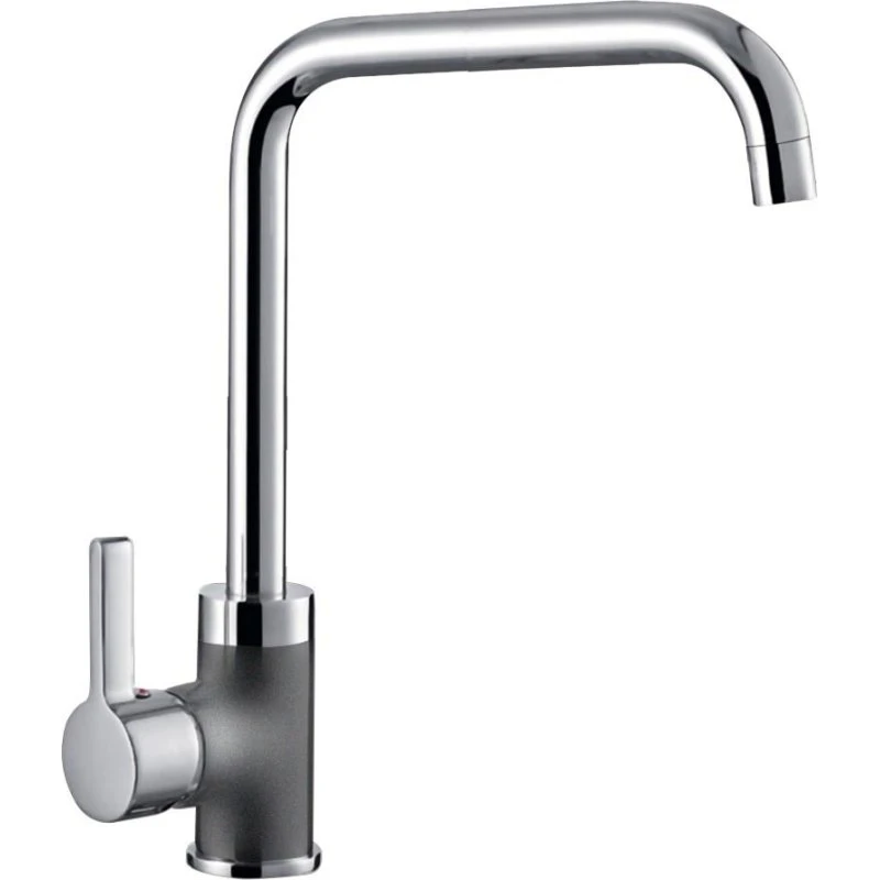 Pyramis Silvio Duo Køkkenarmatur - Granitgrå/Krom, H310mm