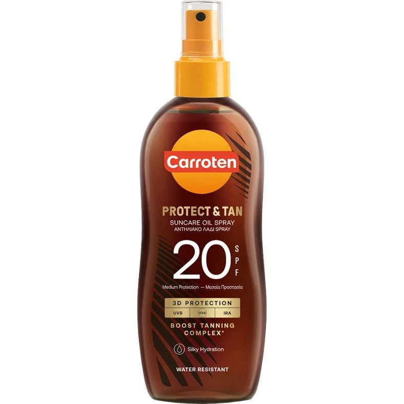 Carroten Protect & Tan Body Oil SPF 20 – 150 ml