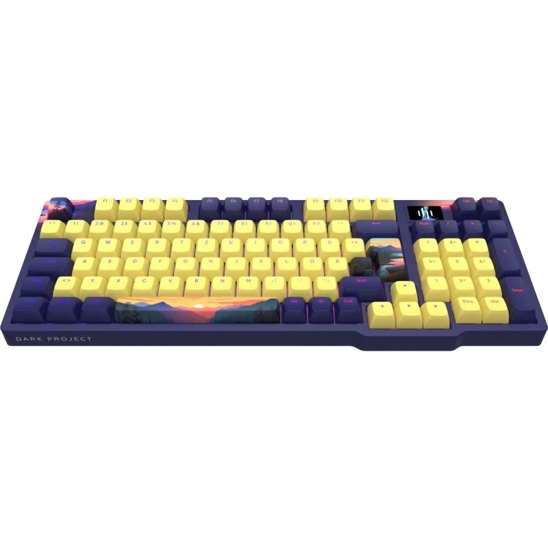 Dark Project 98 Sunset RGB Tastatur - Purple/Yellow