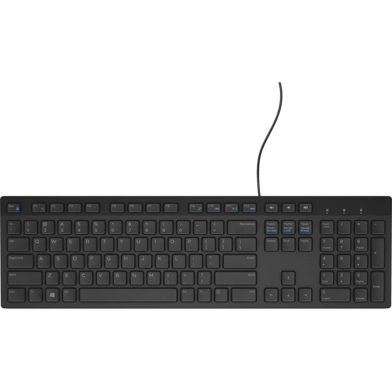 Dell KB216 Tastatur, USB, Finsk/Svensk, Sort