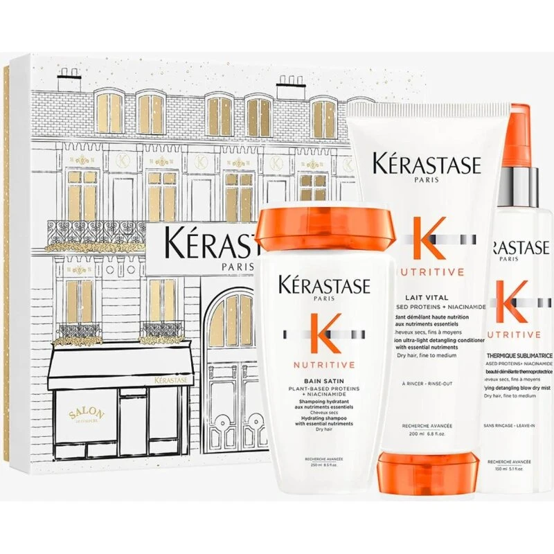 Kérastase Nutritive Fondant Set – Bain 250ml, Lait 200ml, Lotion 150ml