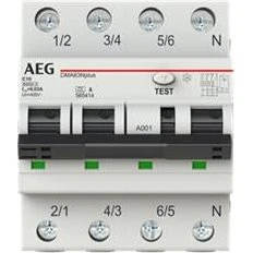 Solar Plus RCBO 10A 30mA C-kar. 3P+N 4M Type A