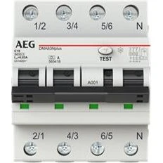 Solar Plus RCBO 16A 3P+N 30mA C-kar. Type A 4M