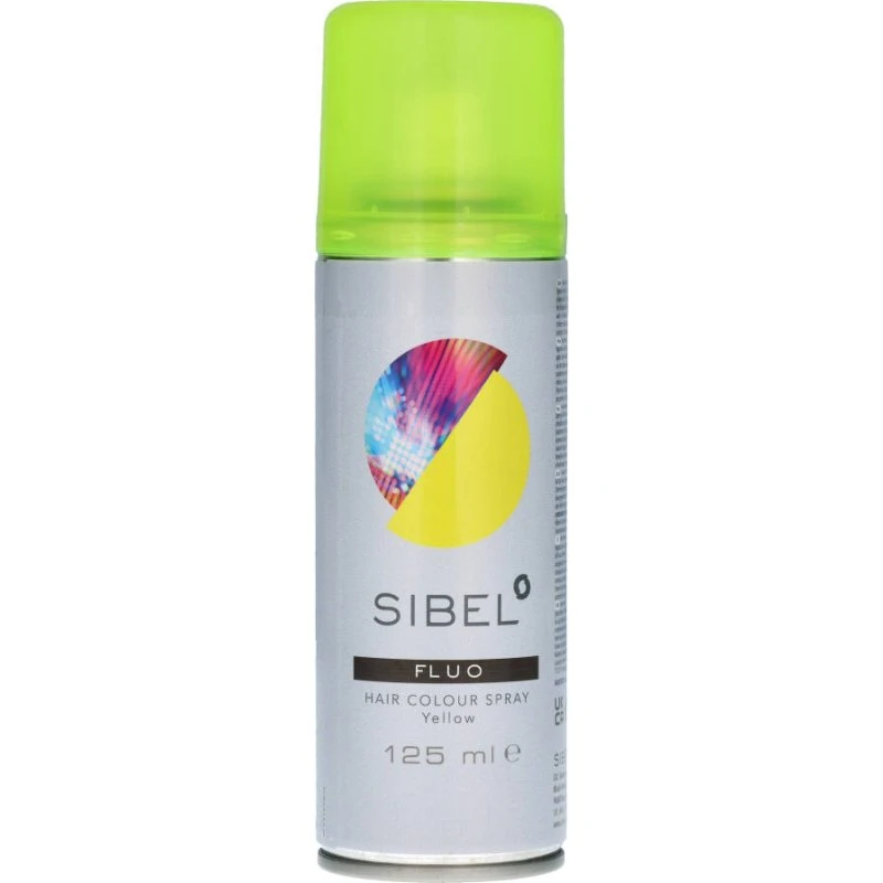Sibel Fluo Hair Colour Spray Gul 125 ml