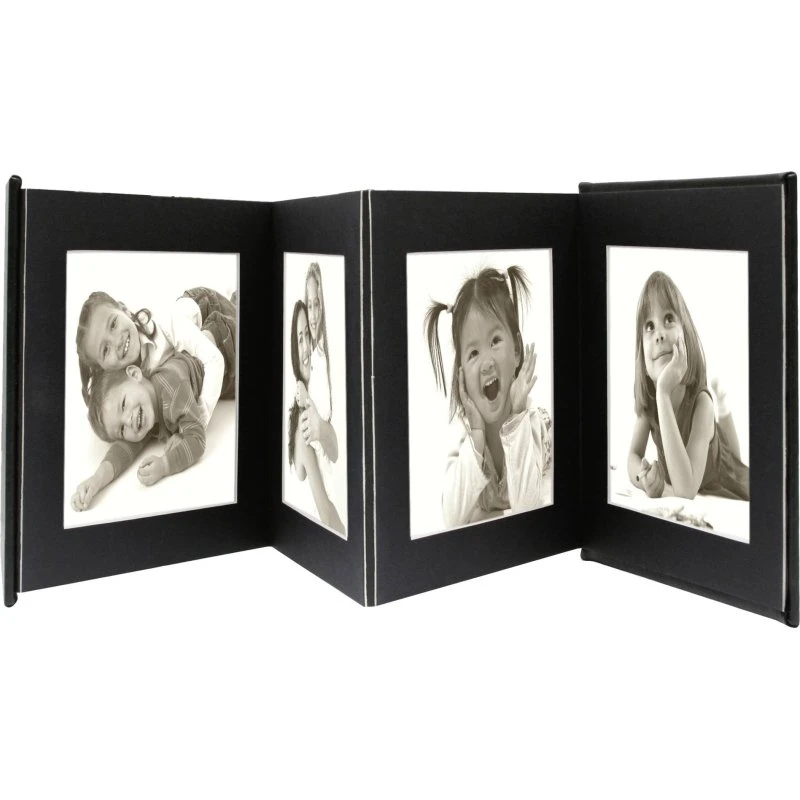 Deknudt Leporello A66DC2 8PH Sort, 8x10x15 cm