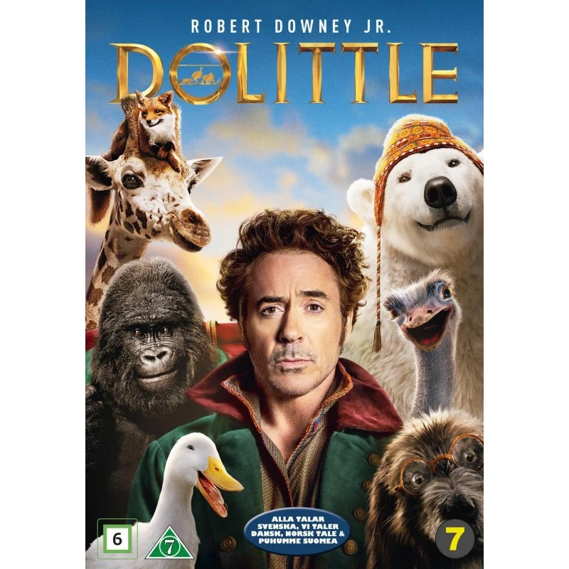 Dolittle (DVD) - Robert Downey Jr. i rolle som dyrlægen