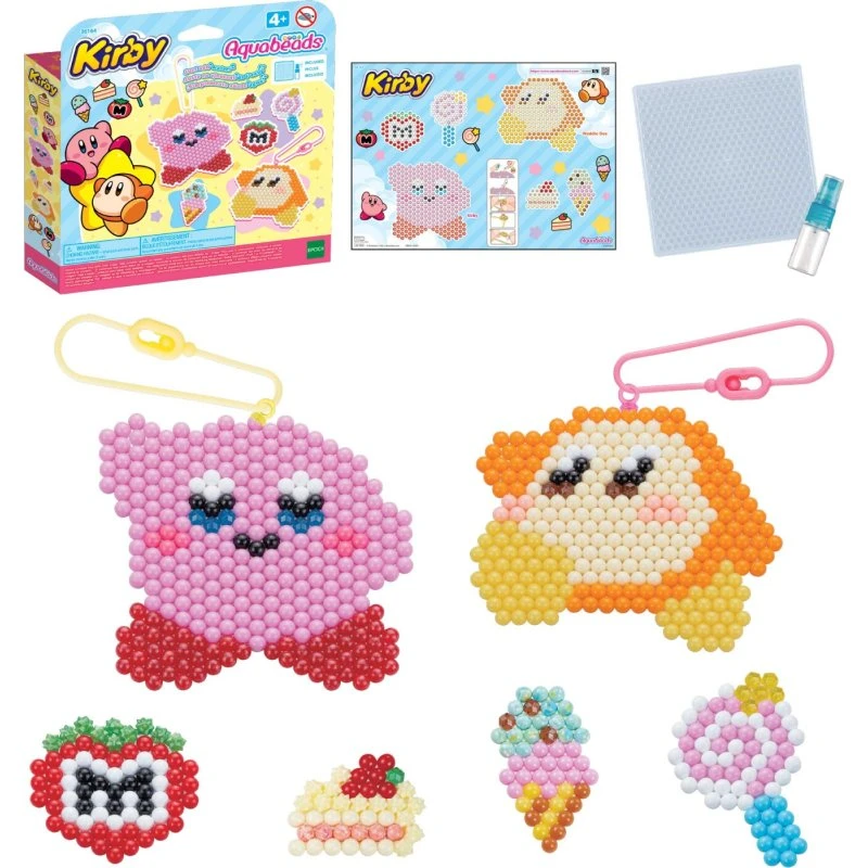 Aquabeads Kirby Nøglering - Kreativt Sæt