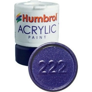 Humbrol Akrylmaling Moonlight Blue 12ml Metallic