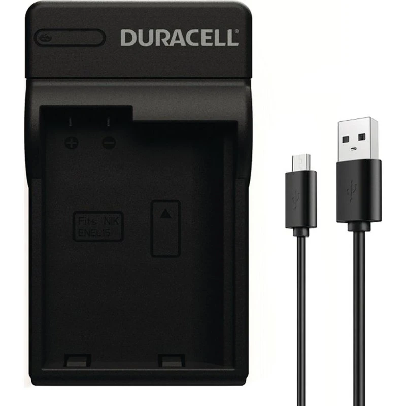 Duracell EN-EL15 Batterioplader med USB-kabel
