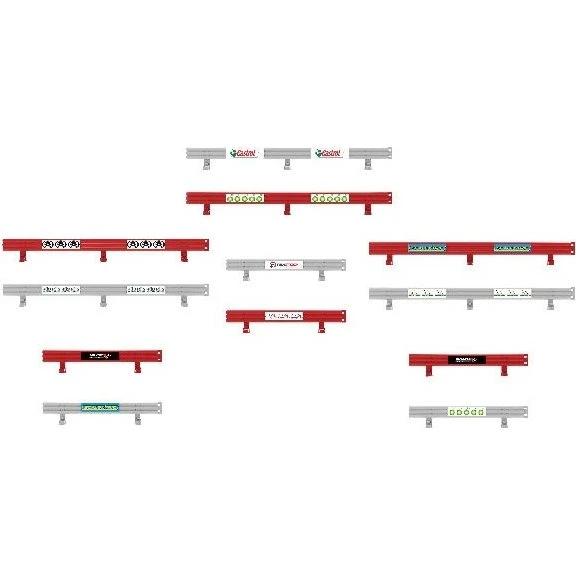 Scalextric Crash Barriers med Klistermærker