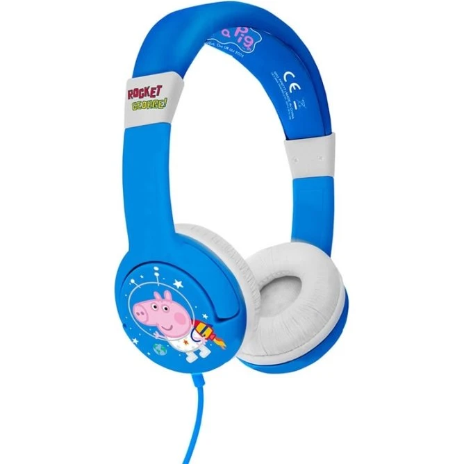 Peppa Pig George Rocket Høretelefoner On-Ear 85dB til Børn 3-7 År