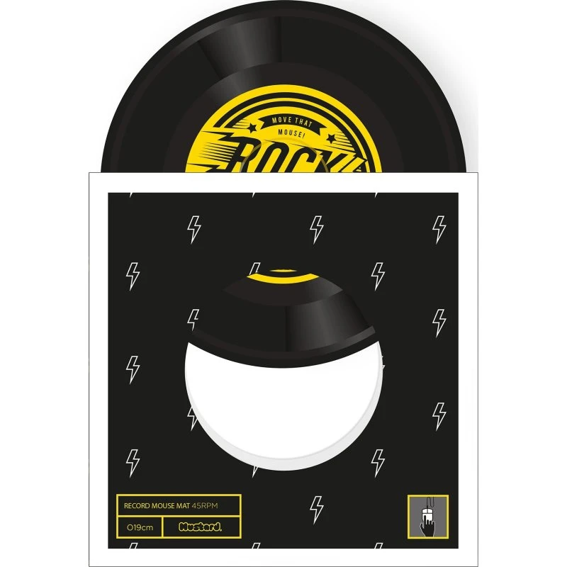 Mustard Rock Star Mouse Mat - Blå