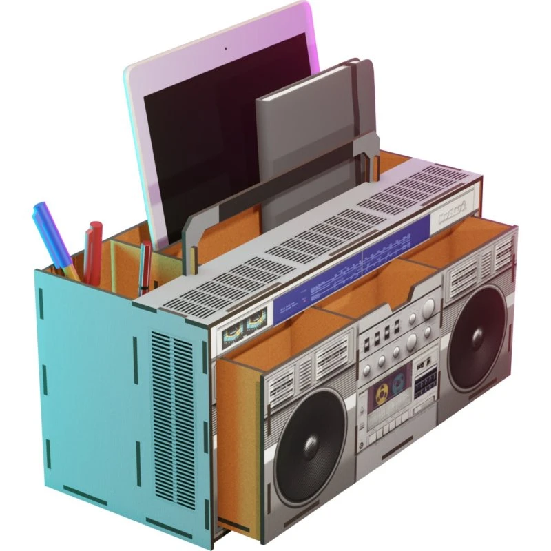 Mustard Boom Box Organiser - Gult