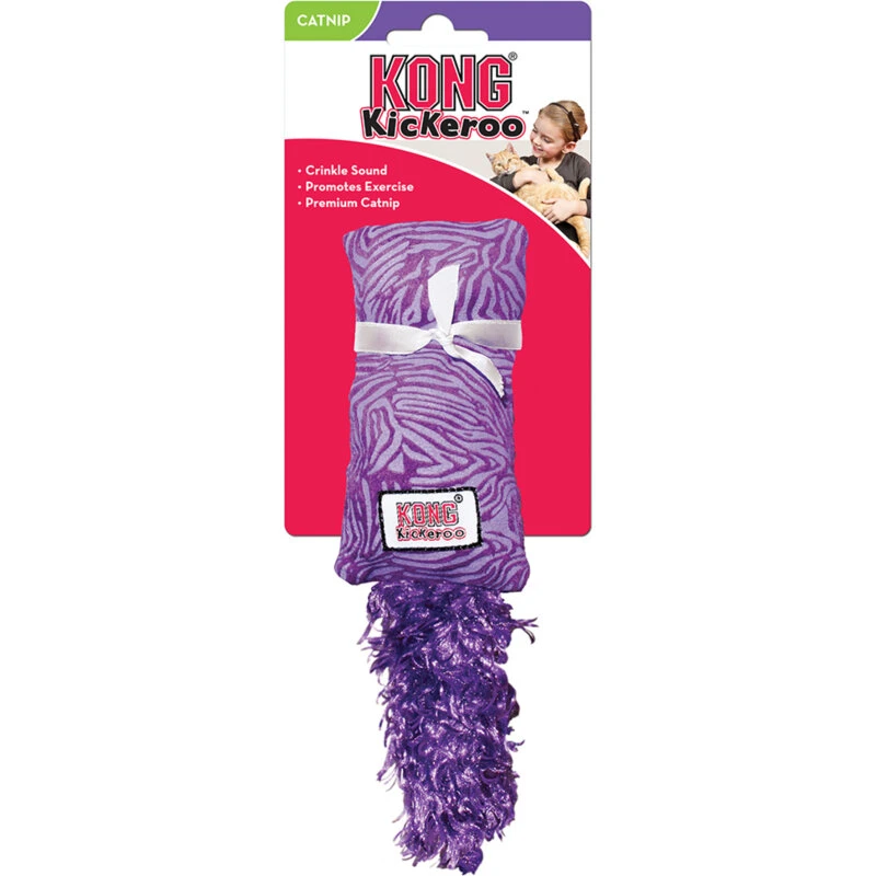 KONG Kitten Kickeroo kattelegetøj 11x6x3 cm
